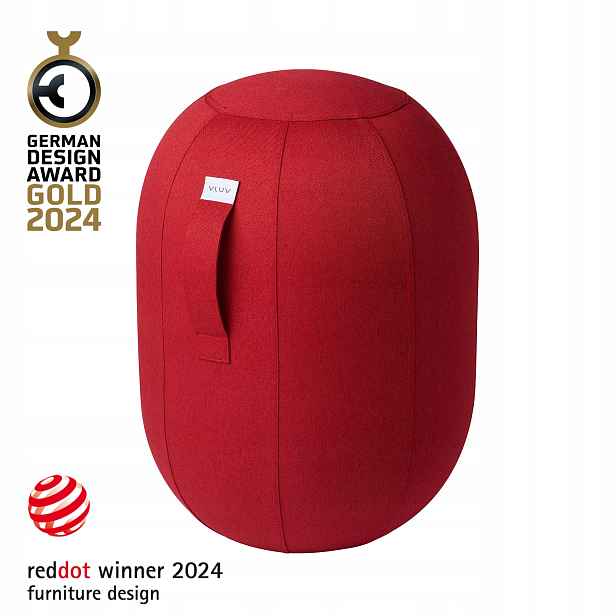 Balanční stolička Vluv Kapsul Leiv L Ruby ergonomické sezení
