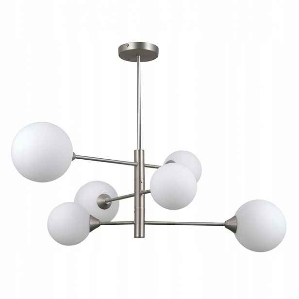Evora Závěsná lampa Moderní bílé stínítko 6xG9 5W IP20