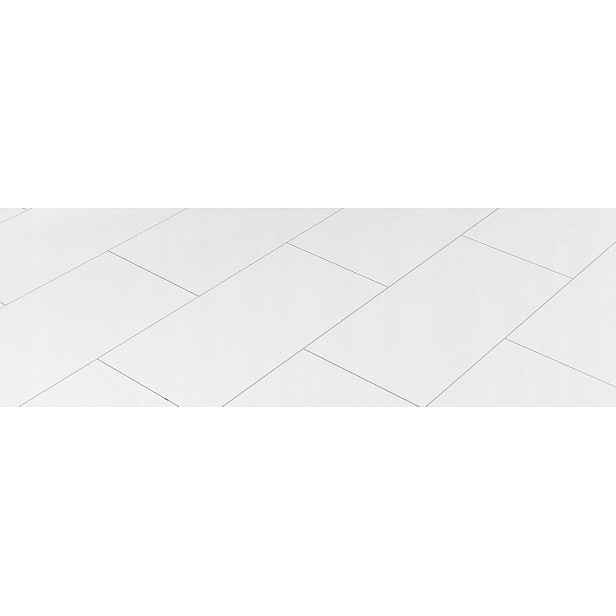 Samolepicí vinylové dlaždice bílé 60x30 cm 15 ks Pvc