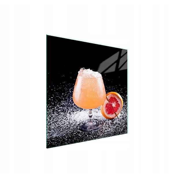 7v1 Skleněná ochranná deska na sporák 50x52 Drink