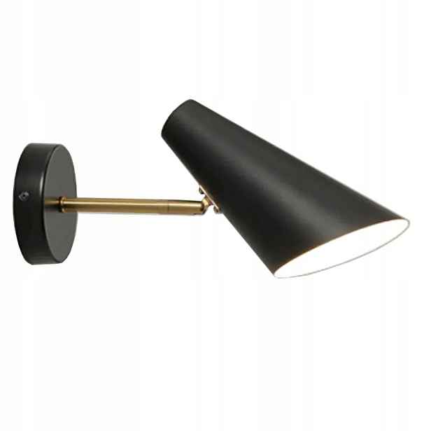 Nástěnná Lampa Zlatá Černá Obývací Pokoj Chodba