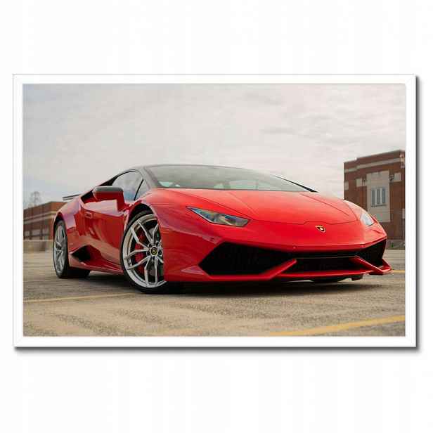 Plakáty v rámu 60x40 Červené Ferrari