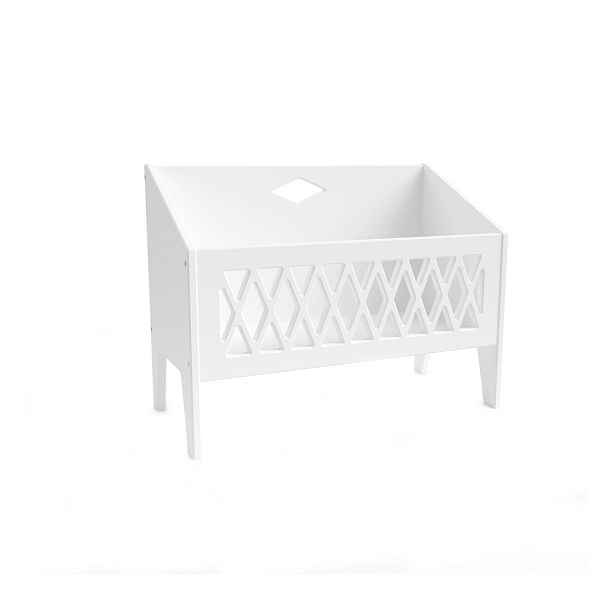 Bílá dětská knihovna 49x39,5x28 cm Harlequin – Cam Cam Copenhagen