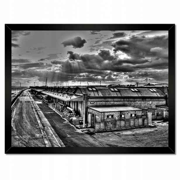 Plakáty v rámu 40x30 Port Foto černobílé