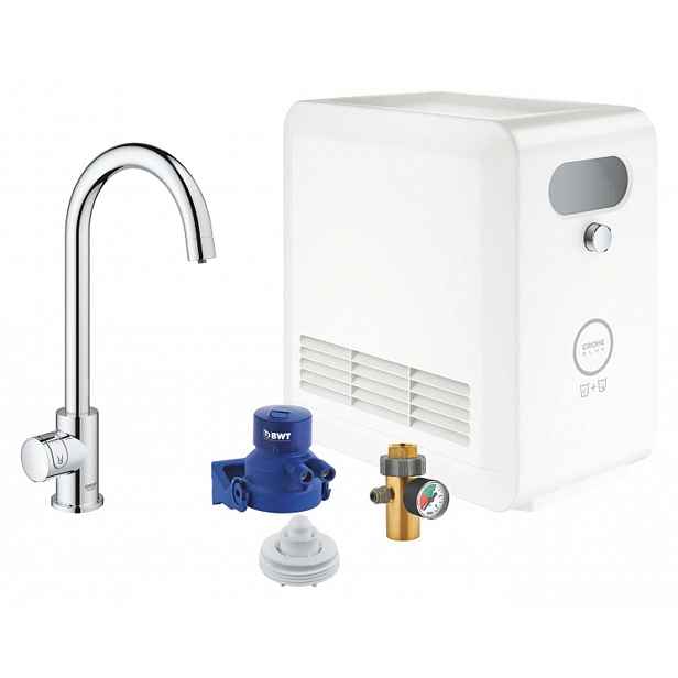 Grohe Blue Professional - Dřezový ventil Mono s chladicím zařízením a filtrací, chrom 31302002