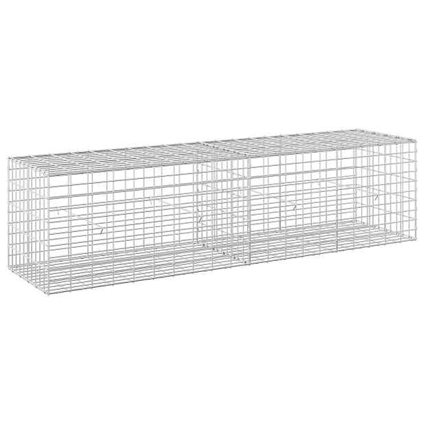 vidaXL Gabion s drátem 3,5 mm a síťkou 5x10 cm 200x50x50 cm