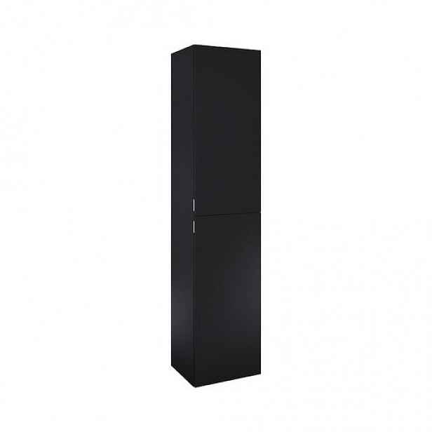 Koupelnová skříňka vysoká Jika Cube 40x180x35,2 cm černá mat H43J2322303531