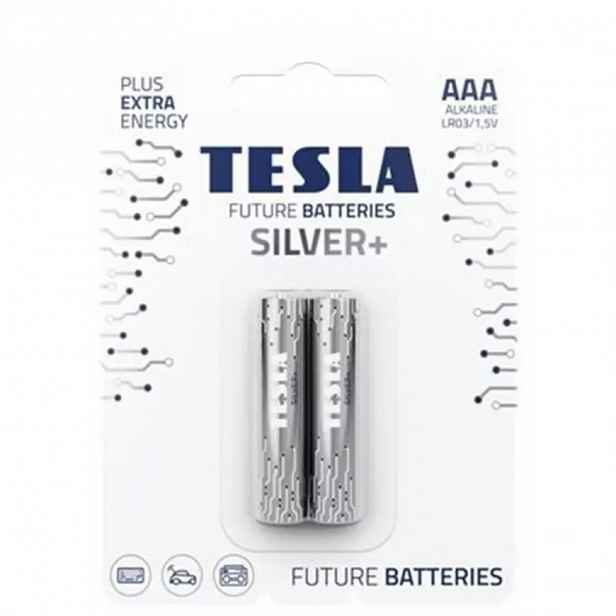 Baterie Tesla AAA LR03 Silver+ 2 ks