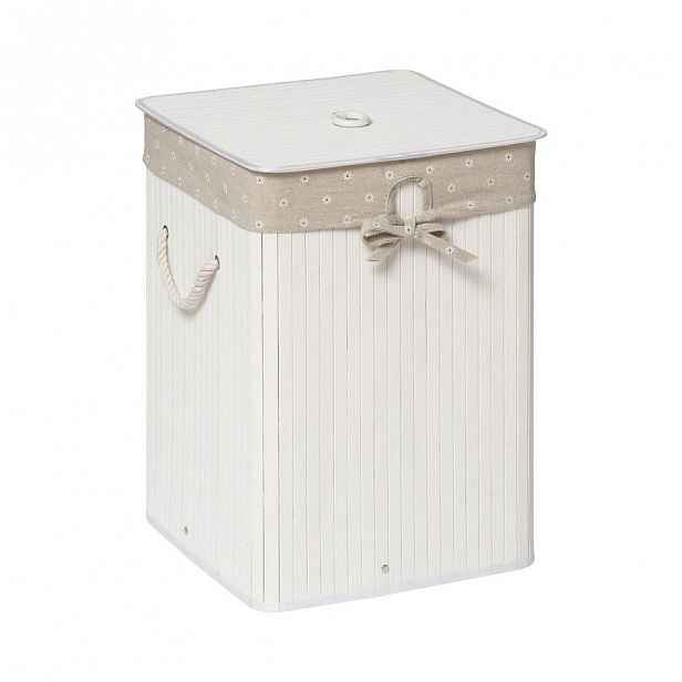 Béžový bambusový koš na prádlo Premier Housewares Kankyo, 62 l