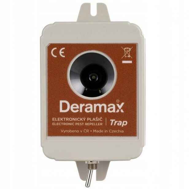 Deramax Trap ultrazvukový plašič (odpuzovač) koček, psů a divoké zvěře, 9V