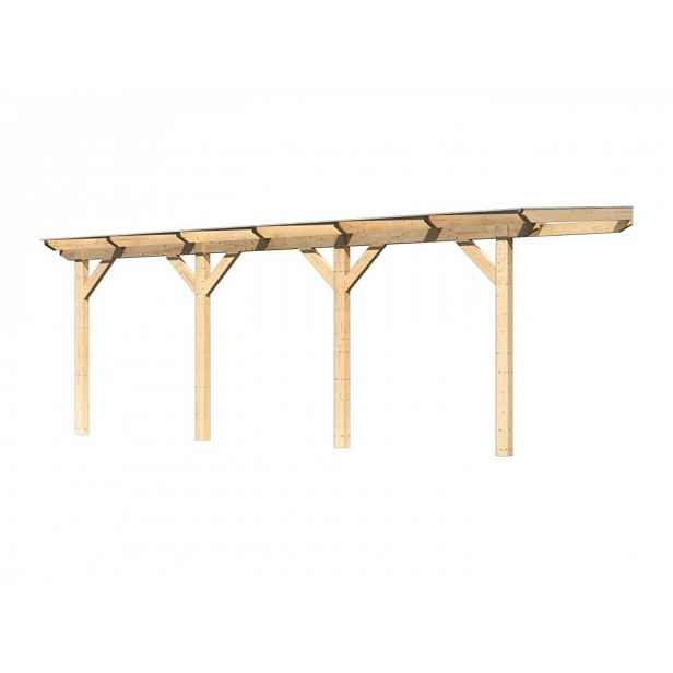 Dřevěná pergola CLASSIC 1C 604x250 cm Přírodní