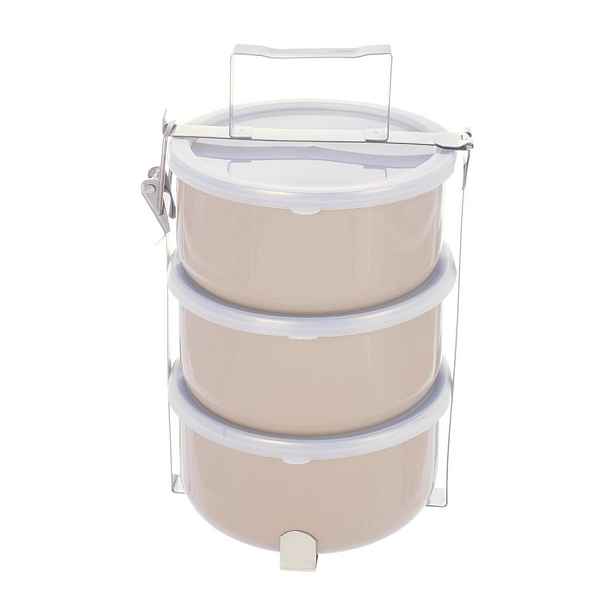 O Jídlonosič smalt Lem+UH víka 3x1,4 l, pr. 16,5 cm