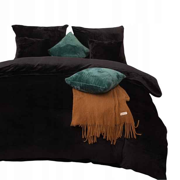 Povlečení z mikrovlákna Medvídek Cozy 220x200 černé
