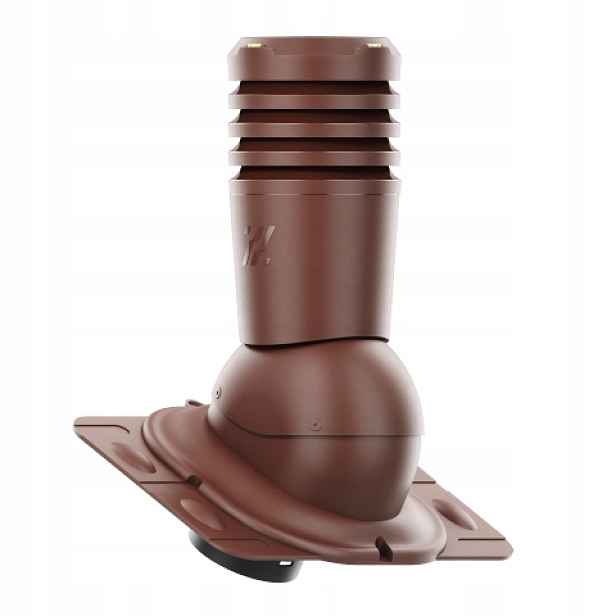Větrací komín Ecoline fi125 Univerzální Bronz 8017