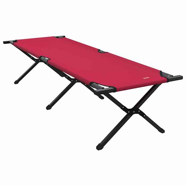vidaXL Skládací kempingová postel Červená 193 x 69 x 45 cm