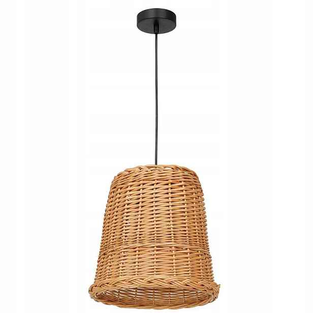 Milagro Vimini MLP7990 Ratanová závěsná lampa E27 40W Boho Design