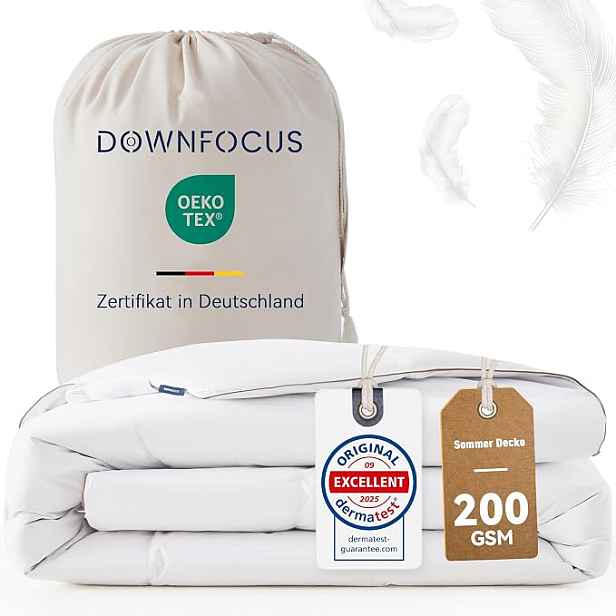 Přikrývka 200x200 Bavlna Peří Oeko-Tex Rds Celoroční