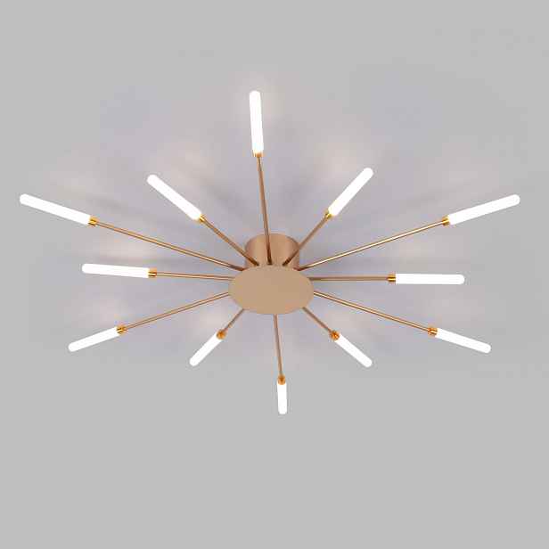 Stropní Led lampa Zlatý lustr Led Moderní 12W 4500K Comely