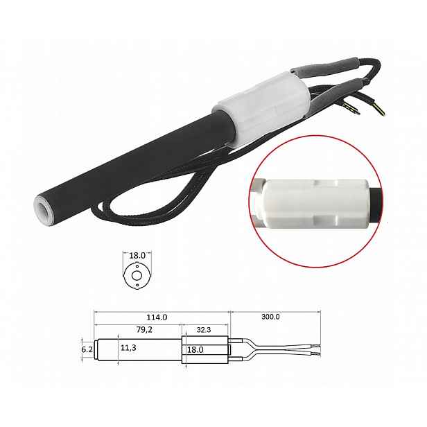 Zapalovač Kipi ohřívač pelet 260W keramický