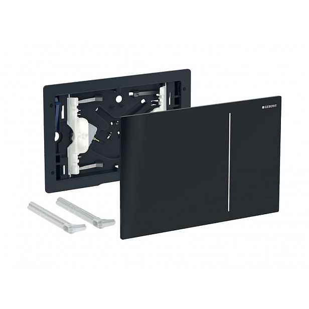 Geberit Sigma70 - Kryt pneumatického ovládání splachování, černé sklo 242.813.SJ.1