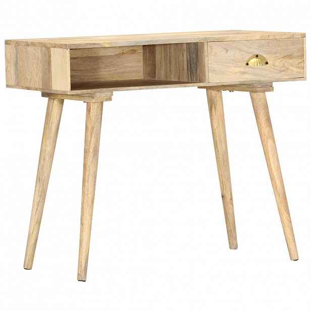 vidaXL Konzolový stolek 90 x 45 x 75 cm masivní mangovníkové dřevo