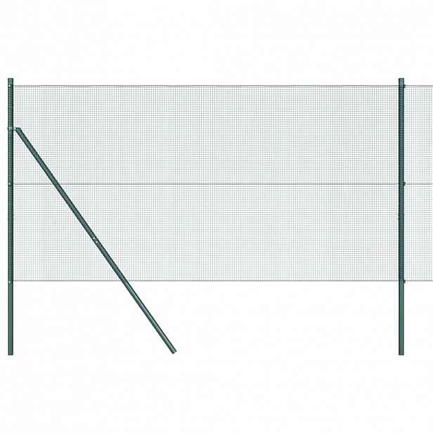 vidaXL Zemní upevnění svařované drátěné ploty 50 x 1,2 m Zelená