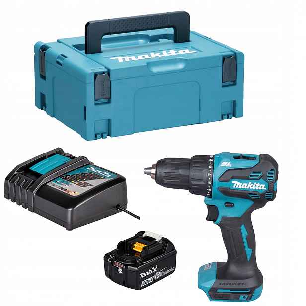 Aku Vrtačka Makita DHP490RF1J 18V 1x3Ah 65Nm Bl Lxt kufr