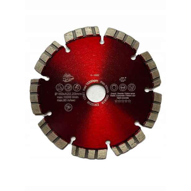 Diamantový kotouč pro betonu Twin Chaser 150xH10xT2,6x22,2 mm