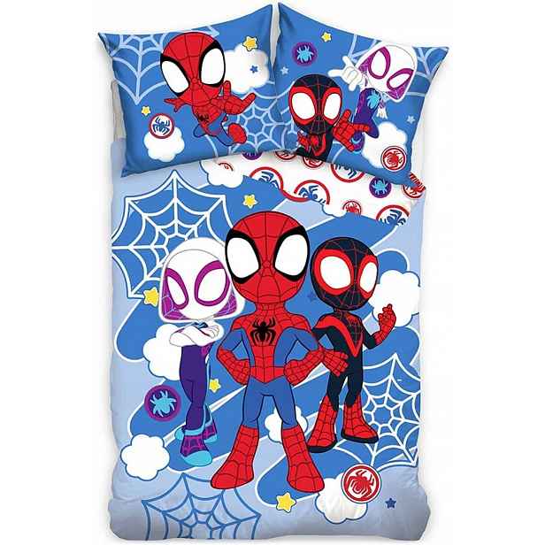 Mikroplyšové ložní povlečení Spidey a jeho úžasní přátelé