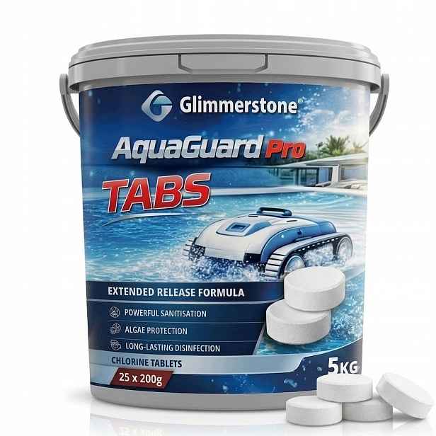 Multi Chlor do bazénu Jacuzzi Tabletky 25x200 g Dezinfekce 5 kg