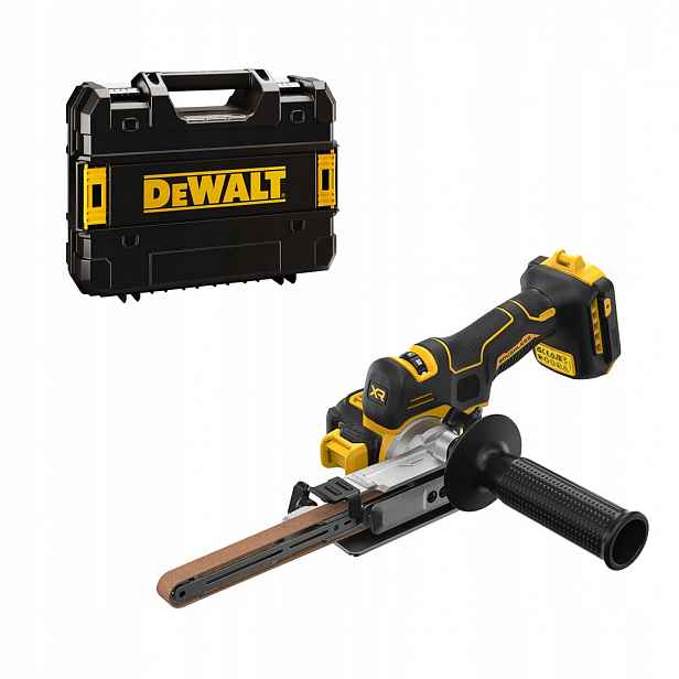 Akumulátorová pásová bruska/pilník DeWALT DCM200NT, 18V 13x457 mm