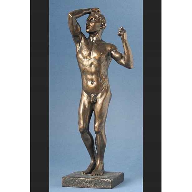 Figurka Parastone August Rodin reprodukce sochy Epocha Bronzu mužský akt