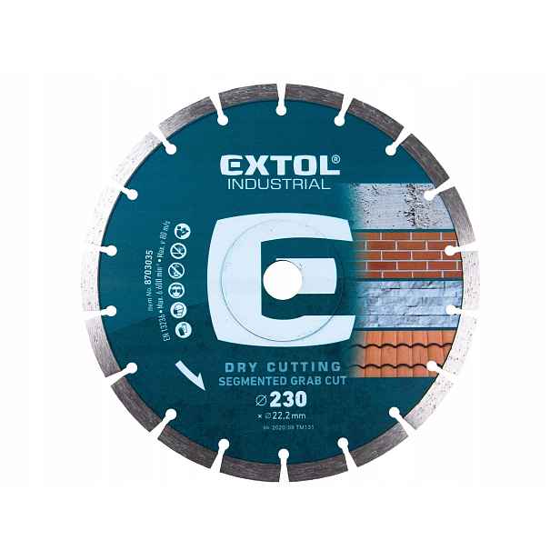Kotouč 230x22,2mm diamantový řezný segmentový Grab cut