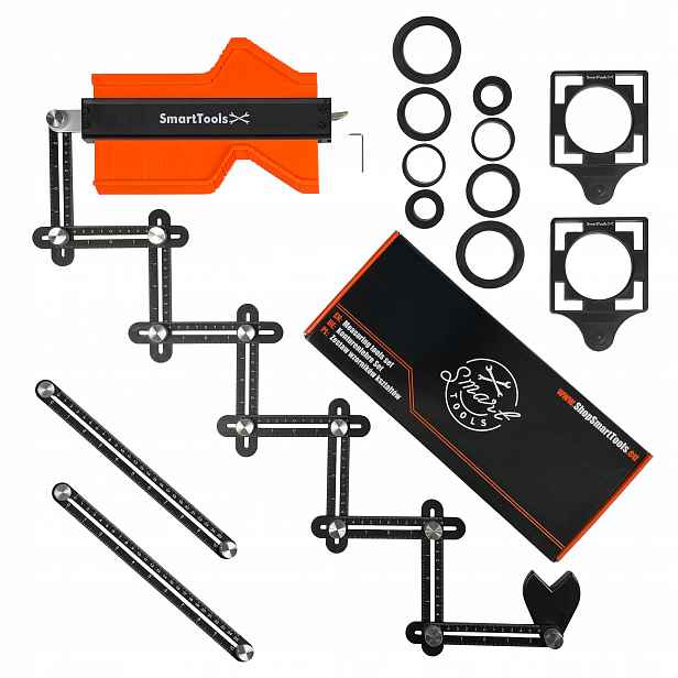 Velká Sada Šablona tvarů Vzorník Diy měřítko