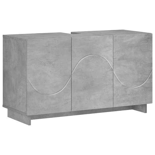 vidaXL Koupelnová skříňka Betonově šedá 101 x 41 x 58 cm