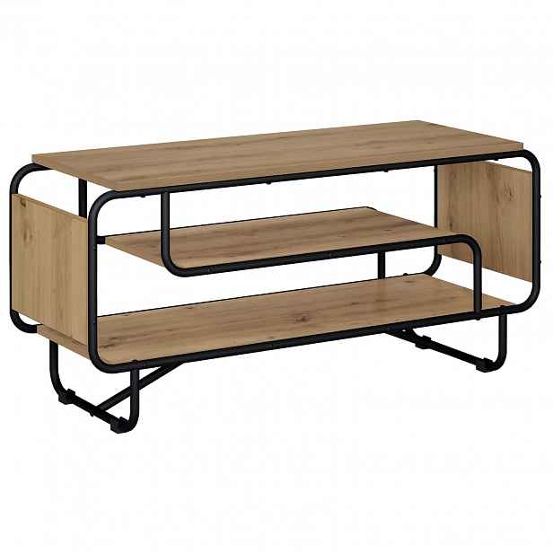 vidaXL Televizní stojan 98 x 36 x 45 cm Dub artisan Kompozitní dřevo