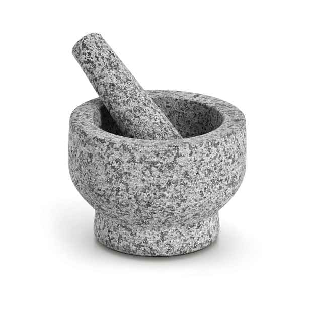 Zeller Hmoždíř s tloučkem ze žuly, šedý průměr 14cm