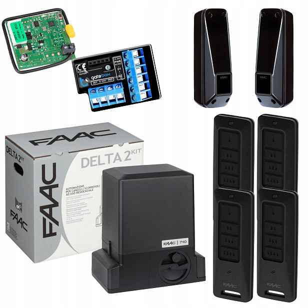 Faac DELTA2+ Modul WiFi Pilot XT4FDS 4ks pohon posuvné brány