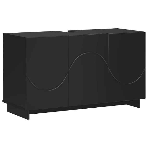 vidaXL Koupelnová skříňka Černá 101 x 41 x 58 cm Kompozitní dřevo