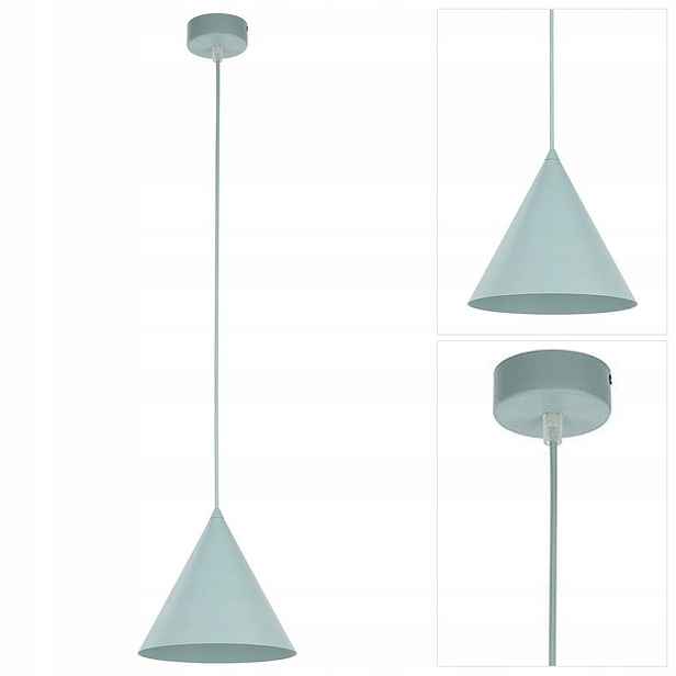 Zelená závěsná lampa Cono elegance v moderním chodbě Tk Lighting