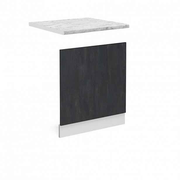 Vicco PŘEDNÍ PANEL R-Line Černý beton 60 cm PD Mramor