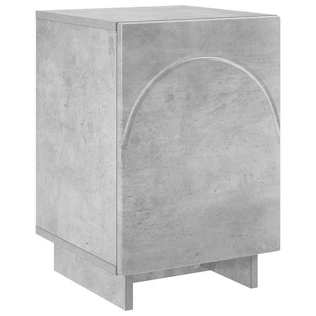 vidaXL Noční skříňka Betonově šedá 33,5 x 34,5 x 50 cm