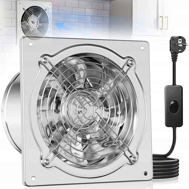 6PALCOVÝ Odtahový Ventilátor, Kabelový Ventilátor, Odtahový Ventilátor