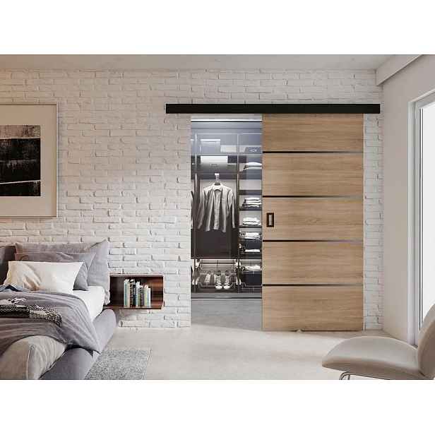 Posuvné interiérové dveře SANITA 2 - 70 cm, dub sonoma