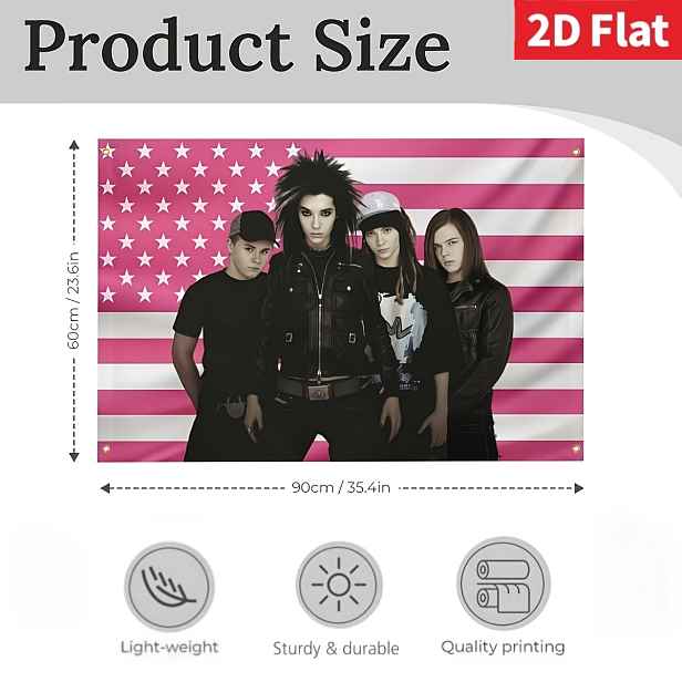 TEMU 2D plochý banner, 2D plochý banner - 2D plochý banner, 2D plochý banner - 2D plochý banner, párty banner, 2D plošina, 1 ks horizontální vlajka s