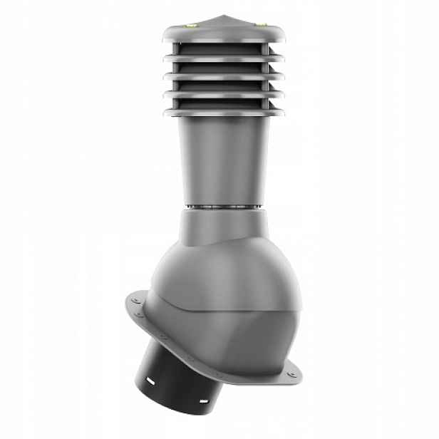 Větrací komín Smartline profil H fi 125 mm nezateplený grafit