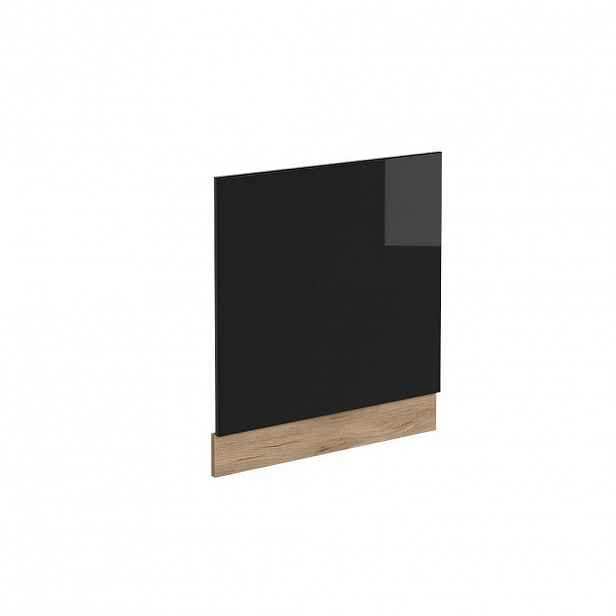 Vicco PŘEDNÍ PANEL R-Line Černý vysoký lesk 60 cm bez pracovní desky