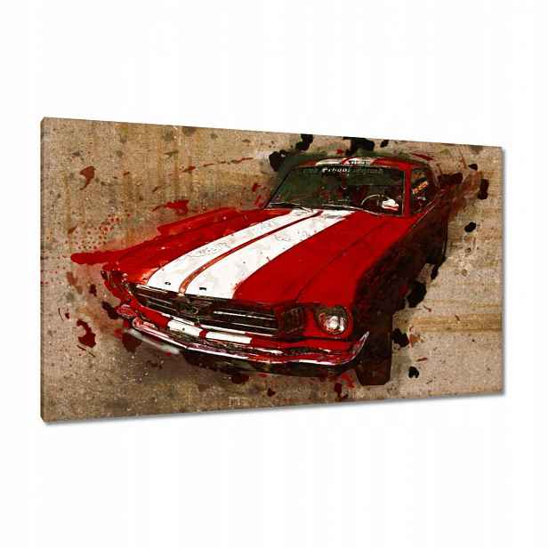 Obrazy 120x70 Červený Ford Mustang Usa