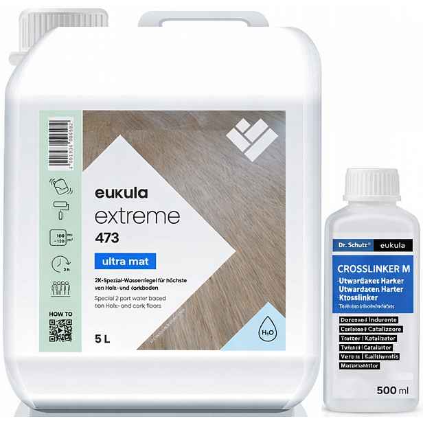 Eukula Extreme 473 Ultramat 5,5L lak na dřevo a podlahy 2K