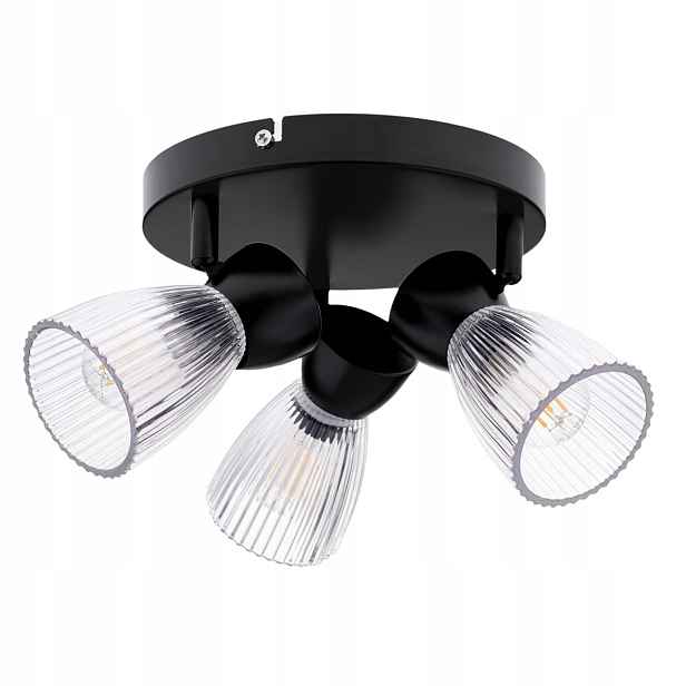 Stropní Svítidlo Stropní Svítidlo Milagro Best Black ML9973 3xE14 Regulovatelný reflektor
